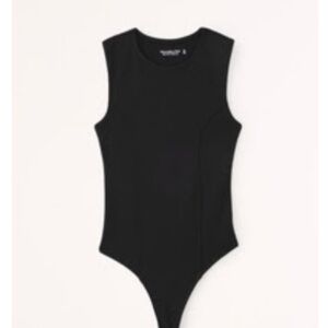 Abercrombie Black Sleeveless Bodysuit
